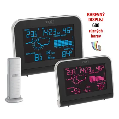 TFA 35.1148.01.IT - Meteostanice s barevným displejem Sphere