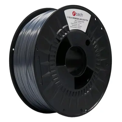 Filament C-TECH filament PREMIUM LINE PLA Silk čedičová šedá RAL7012