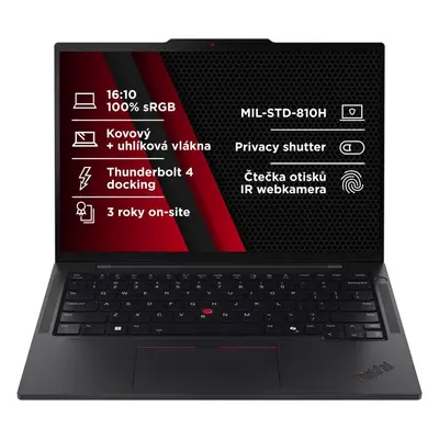 Notebook Lenovo ThinkPad T14s Gen 5 Black