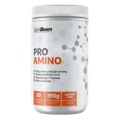 Aminokyseliny GymBeam ProAMINO 390 g, lemon lime