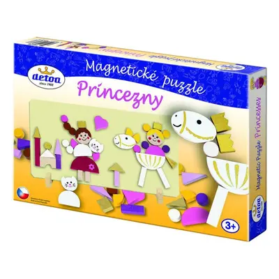 Didaktická hračka Magnetické puzzle Princezny