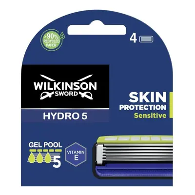 Pánské náhradní hlavice WILKINSON Hydro 5 Skin Protection Sensitive 4 ks