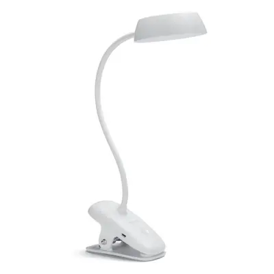 Philips 8719514396890 LED svítidlo s klipem Donutclip 1x3W | 175lm | 4000K - lupa, USB, bílá