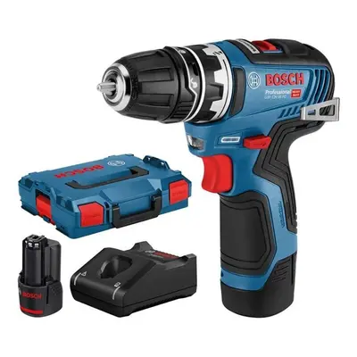 Aku vrtačka BOSCH Aku vrtačka GSR 12V-35 FlexiClick (2x 3.0Ah, L-Boxx) 0.601.9H3.001