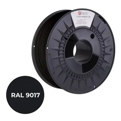 Filament C-TECH filament PREMIUM LINE PLA dopravní černá RAL9017