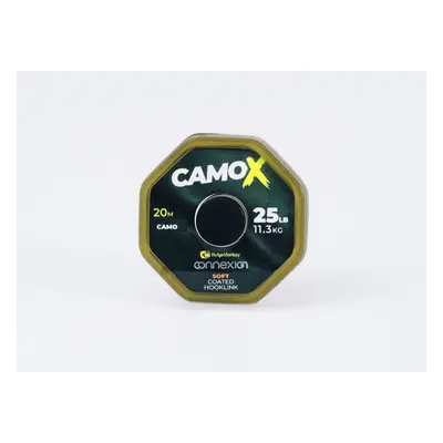 RidgeMonkey Šňůrka Connexion CamoX Soft Coated Hooklink 20m 25lb