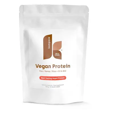 Protein Kompava Vegan Protein, 525 g, čokoláda-pomaranč