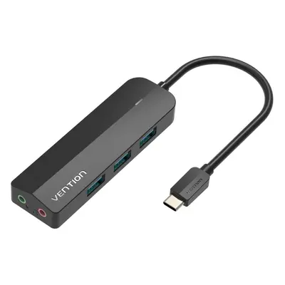 Replikátor portů Vention 5-in-1 USB-C to 3x USB 3.0 / Micro-B / External Stereo Sound Adapter 0.