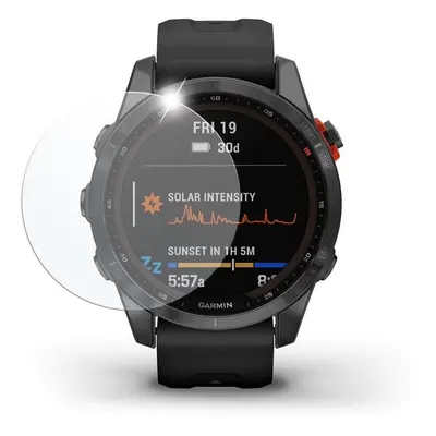 Ochranné sklo FIXED pro smartwatch Garmin Fénix 7S Standard Edition 2ks v balení čiré