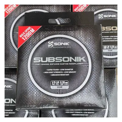 Sonik Vlasec Subsonik Clear 1200m 0,31mm 15lb