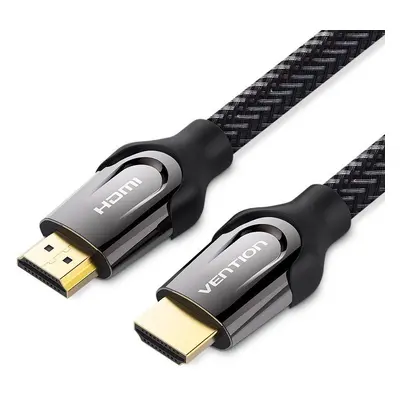 Video kabel Vention Nylon Braided HDMI 1.4 Cable 5m Black Metal Type