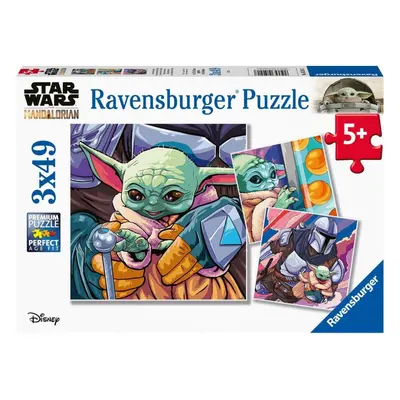 Puzzle Ravensburger puzzle 052417 Star Wars: Mandalorian 3x49 dílků