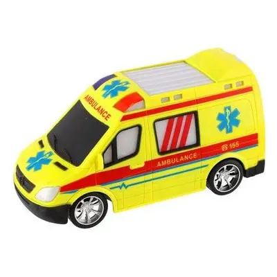 RC auto Teddies Auto RC ambulance 20cm na dálkové ovládání 27MHz