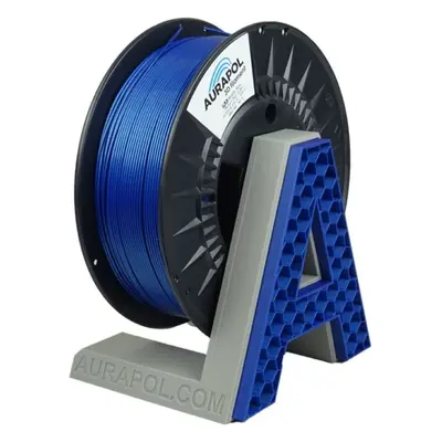 Filament AURAPOL PLA 3D Filament Modrá metalíza 1 kg 1,75 mm