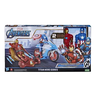 Figurky Hasbro Avengers Titan Hero sada s vozidly