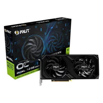 Grafická karta PALIT GeForce RTX 4070 Dual OC 12GB GDDR6