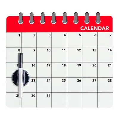 BALVI Magnetická popisovatelná tabule na lednici Calendar 26239, bílá