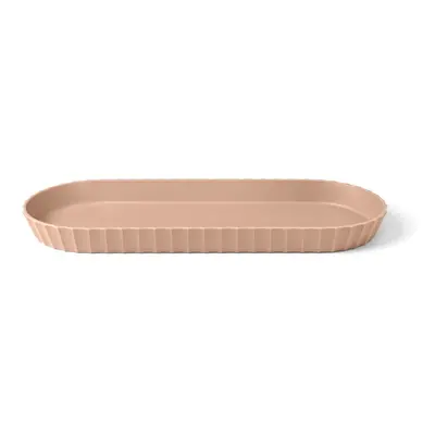 BLIM PLUS Servírovací tác oválný Minerva M VS6-335 Pink Sand, 37,5cm