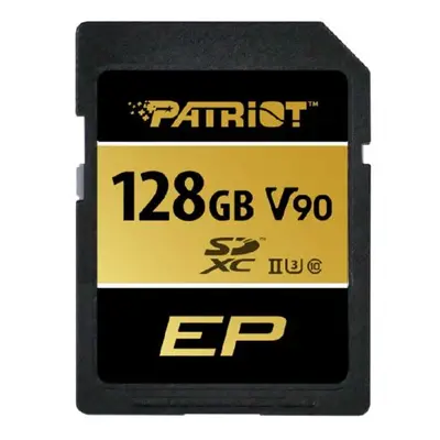 Patriot V90/SDXC/128GB/300MBps/UHS-II U3 / Class 10/+ Adaptér