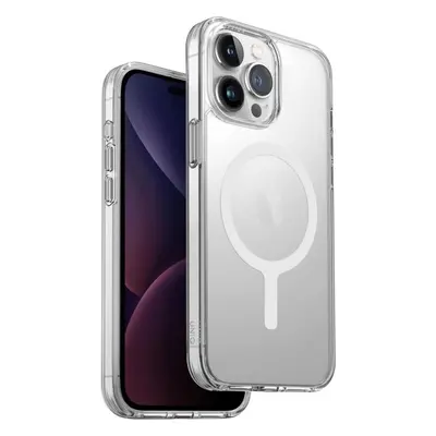 Kryt na mobil UNIQ LifePro Xtreme MagClick ochranný kryt na iPhone 15 Pro Max, Dove (Frost clear