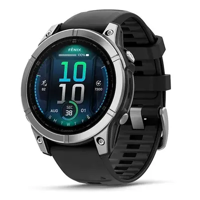 Chytré hodinky Garmin Fenix E 47mm Stainless Steel/Graphite Band