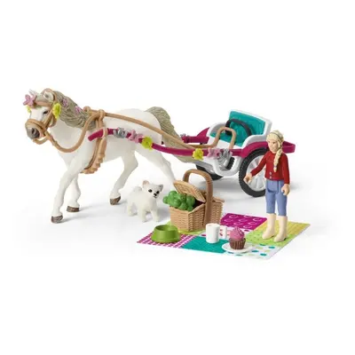 Set figurek a příslušenství Schleich Kočár pro koňskou show 42467