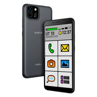 Mobilní telefon Aligator S5550 SENIOR černá