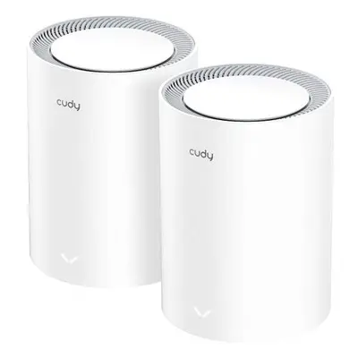 WiFi systém CUDY AX3000 Wi-Fi 6 Mesh 2,5Gb Solution, bílý (2-pack)