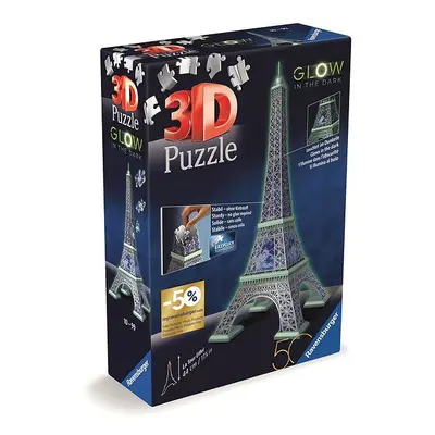 3D puzzle Ravensburger 115914 Eiffelova věž výroční edice (Noční edice)