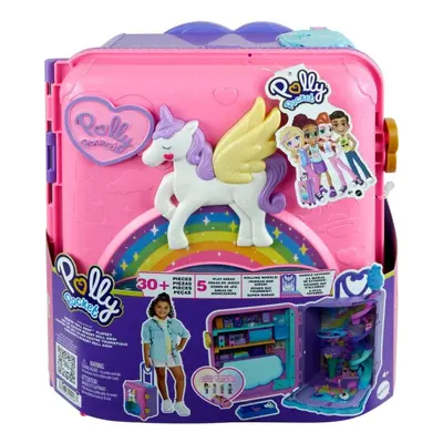 Mattel Polly Pocket Kufr na kolečkách jednorožec, HKV43