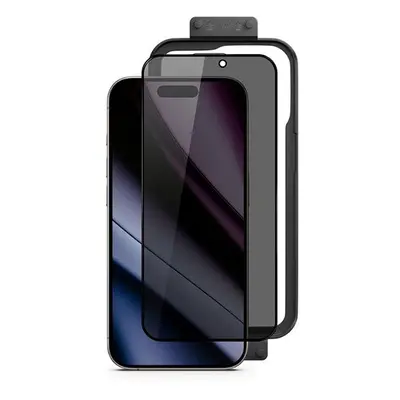 Ochranné sklo Epico Privacy 3D ochranné sklo pro s instalačním rámečkem iPhone 15 Plus/16 Plus