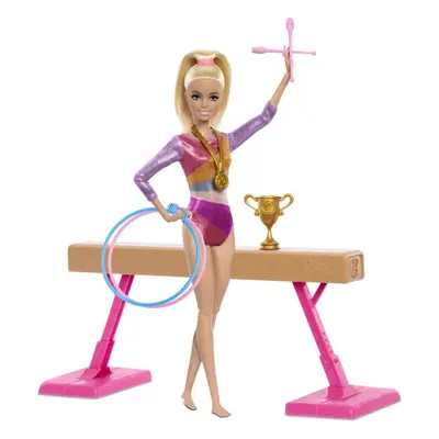 Panenka Barbie Gymnastka na kladině