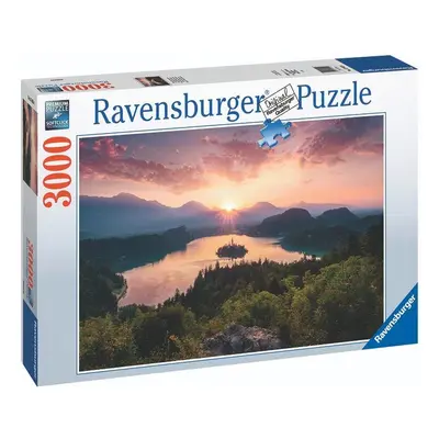 Puzzle Jezero Bled, Slovinsko 3000 dílků