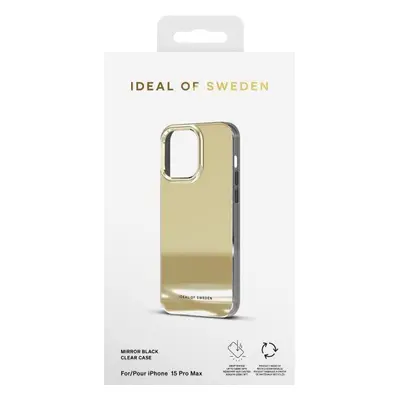 Kryt na mobil iDeal Of Sweden Ochranný kryt Clear Case pro iPhone 15 Pro Max Mirror Gold