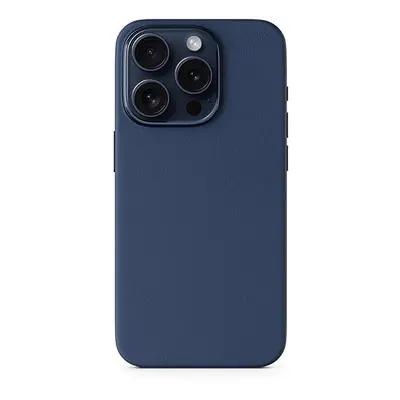 Kryt na mobil Epico Mag+ kožený kryt iPhone 16 Pro - modrý