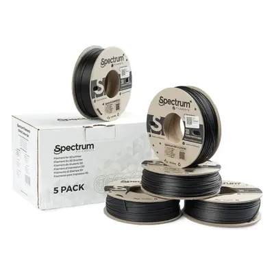 Filament Filament Spectrum 5 PACK Carbon Set 1.75mm Black 5x 0.25kg