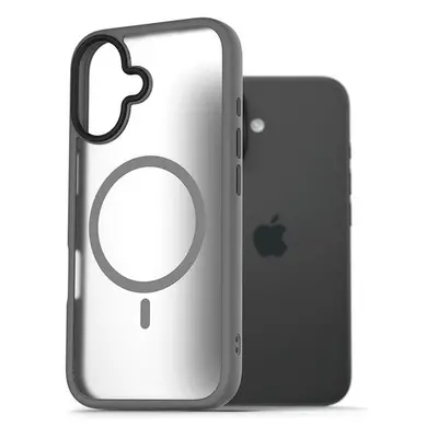 Kryt na mobil AlzaGuard Matte Case Compatible with Magsafe pro iPhone 16 šedý