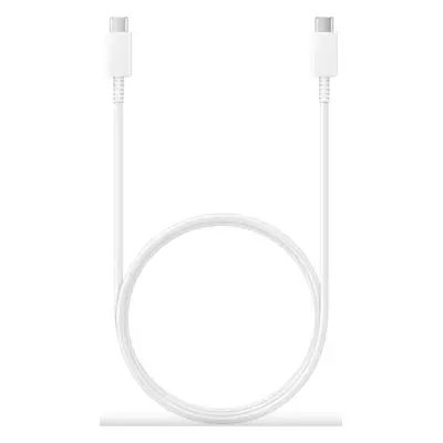 Datový kabel Samsung Propojovací kabel USB-C na USB-C, 5A, 1m, bílý