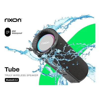 Bluetooth přenosný reproduktor Rixon Tube 30W černý