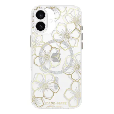 Kryt na mobil CaseMate Floral Gems Gold Magsafe iPhone 16 Plus