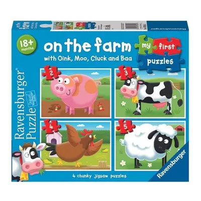 Puzzle Moje první puzzle Na farmě 2/3/4/5 dílků