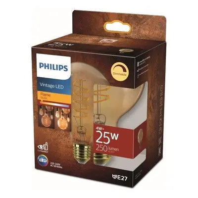 Philips 8719514315471 LED žárovka Vintage 4W/25W | E27 | 250lm | 1800K | G93 - stmívatelná, zlat