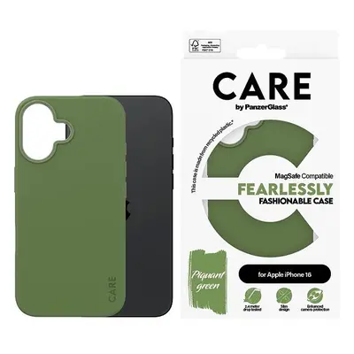 Kryt na mobil PanzerGlass CARE kryt Apple iPhone 16 MagSafe Fearlessly zelený