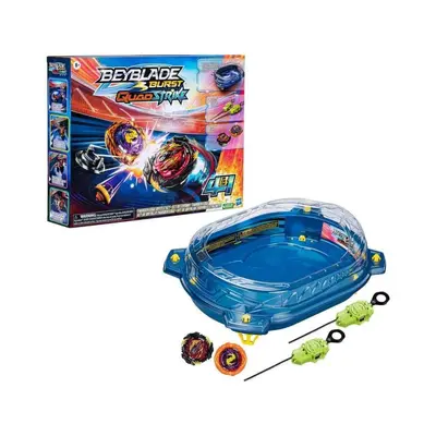 Hasbro BeyBlade Burst QuadStrike Thunder Edge bojová aréna se 2 kotouči, F6781