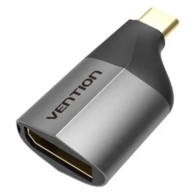 Redukce Vention Type-C (USB-C) to DisplayPort (DP) Adapter Gray Metal Type