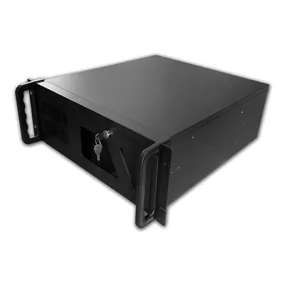 Počítačová skříň DATACOM 19" Case IPC 4U/485mm BK bez PSU