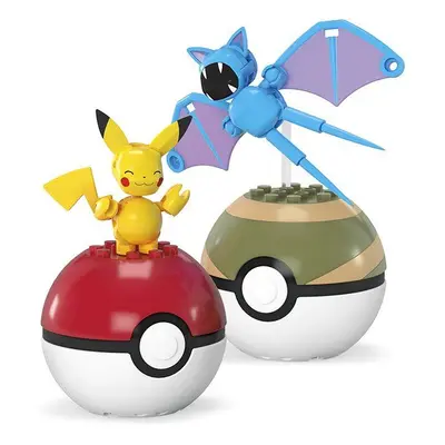 Stavebnice Mega Pokémon Pokéball - Pikachu a Zubat