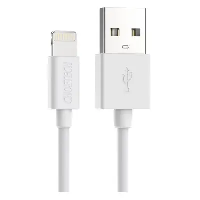 Datový kabel ChoeTech MFI Certfied USB-A to Lightning 1.2m cable white