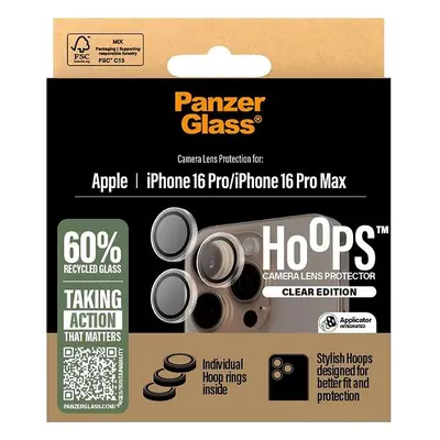 Ochranné sklo PanzerGlass HoOps Apple iPhone 16 Pro/15 Pro/16 Pro Max/15 Pro Max čirý