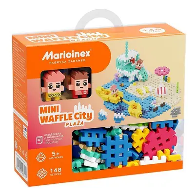 Stavebnice Mini Waffle City Pláž 148 ks